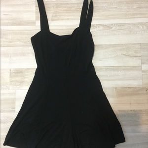 Black back cutout romper (NEVER WORN WITH TAGS)